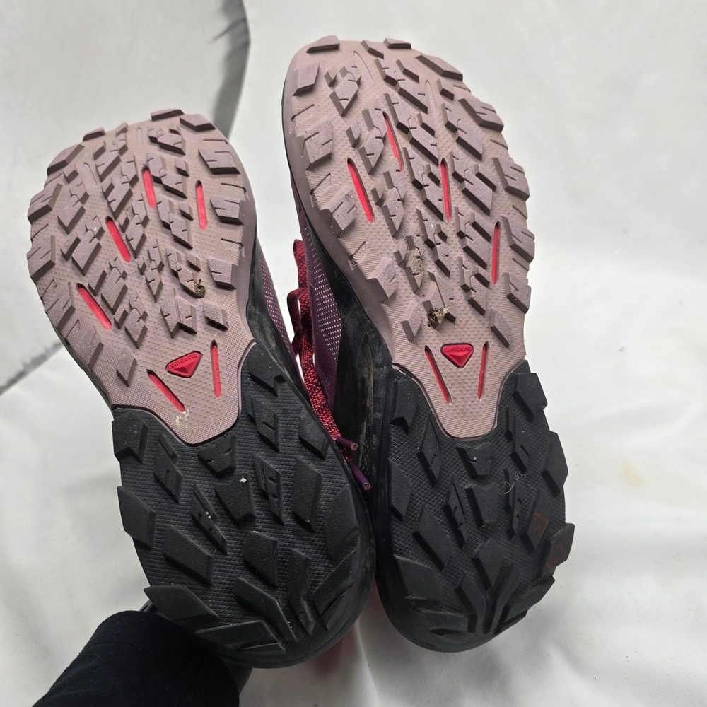 Salomon Outpulse Gore Tex Womens Trail Running Hiking Shoes Purple Size 7.5 - Picture 9 of 10